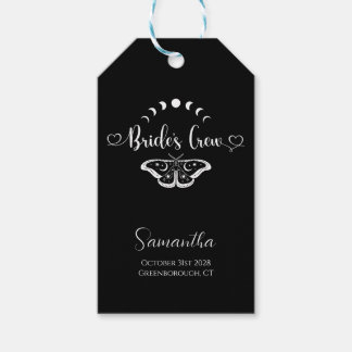 Etiquetas Para Regalos Despedida de soltera personalizada celeste gótica