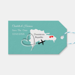 Etiquetas Para Regalos Destino República Dominicana Guardar la fecha
