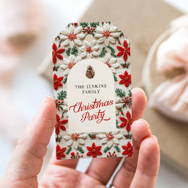 Etiquetas Para Regalos Detalle de fiesta de Navidad personalizado