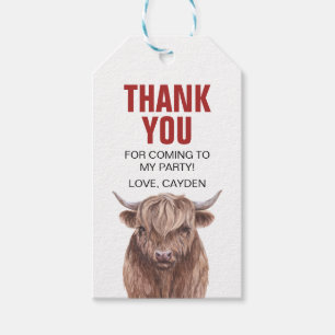 Etiquetas Para Regalos Día de Aniversario de la Santa Vaca Gracias Cartas
