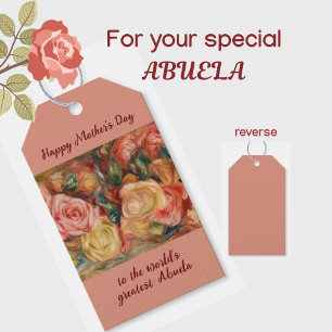 Etiquetas Para Regalos Día de la Madre de la Abuela más Grande