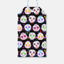 Etiquetas Para Regalos Día de las Cránulas Azucareras Muertas