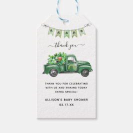 Etiquetas Para Regalos Día de San Patricio Baby Shower Agradecimiento