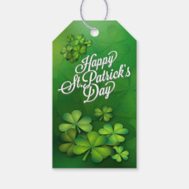 Etiquetas Para Regalos Día de San Patricio - Clovers/Shamrock