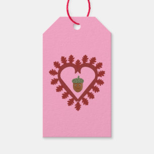 Etiquetas Para Regalos Día de San Valentín Corazón de Amor Bellota
