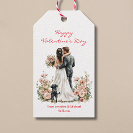 Etiquetas Para Regalos día de san valentín feliz foto ilustración recién 