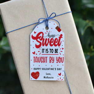Etiquetas Para Regalos Día de San Valentín para maestros