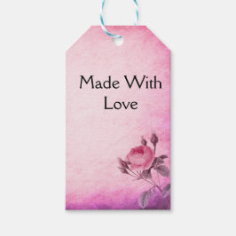 Etiquetas Para Regalos Día de San Valentín Rosa