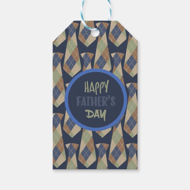 Etiquetas Para Regalos Día del Padre (Anverso)