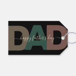 Etiquetas Para Regalos Día del Padre Moderno