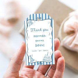 Etiquetas Para Regalos Dibujamos 30, Flirty, y 30 años de fiesta