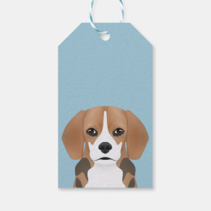 Etiquetas Para Regalos Dibujo animado del beagle