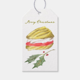 Etiquetas Para Regalos Dibujo de galleta Viennese Whirls Navidad
