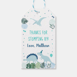 Etiquetas Para Regalos Dinosaurios Azules Gracias Por Dejar De Comer Por 
