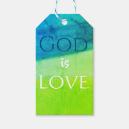 Etiquetas Para Regalos Dios es Amor Inspirador