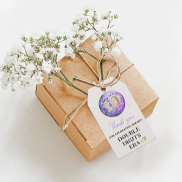 Etiquetas Para Regalos Disco en mi favor de fiesta de cumpleaños de doble