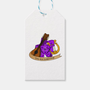 Etiquetas Para Regalos Diseño de Bard Dice