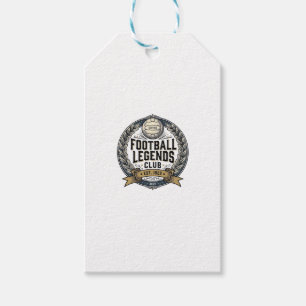 Etiquetas Para Regalos Diseño de camiseta de fútbol vintage del club Foot
