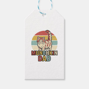 Etiquetas Para Regalos Diseño de camiseta vectorial para papá Munchkin am