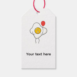 Etiquetas Para Regalos Diseño de huevo con globo, personalizar, personali