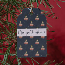 Etiquetas Para Regalos Diseño de letras modernas para festividades de vac