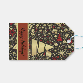 Etiquetas Para Regalos Diseño de Navidades elegantes