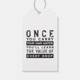 Etiquetas Para Regalos Diseño de oferta de sabiduría - Valor de cada gota