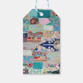 Etiquetas Para Regalos Diseño de tapices de la Cuenca Azul y Aqua