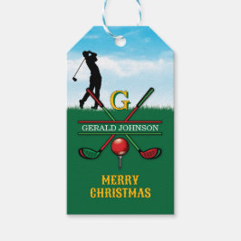 Etiquetas Para Regalos Diseño de vacaciones de golf personalizado para Na