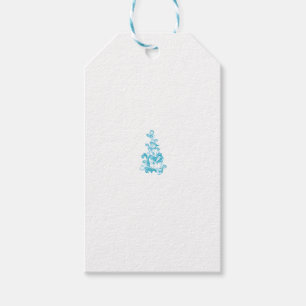 Etiquetas Para Regalos Diseño decorativo azul bola, turquesa medio