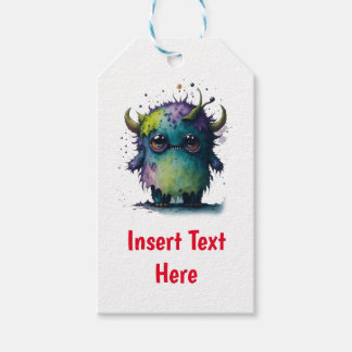 Etiquetas Para Regalos Diseño monstrual Personalizado personalizable
