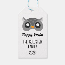 Etiquetas Para Regalos Disfraz de máscaras de búho Purim