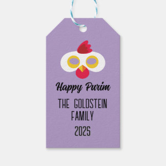 Etiquetas Para Regalos Disfraz de máscaras de pollo purim