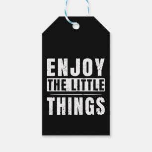 Etiquetas Para Regalos Disfruta las pequeñas cosas citas inspiradoras