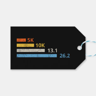 Etiquetas Para Regalos Distancias de funcionamiento I - 5K 10K 13.1 26.2