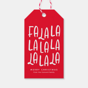 Etiquetas Para Regalos Divertidas vacaciones de Navidades rojos personali