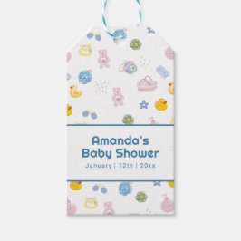 Etiquetas Para Regalos Diviértete Salpica Salpica Pato de Goma Baño Revel