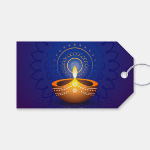 Etiquetas Para Regalos Diwali Diya