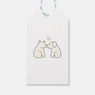 Etiquetas Para Regalos Dog Love Sticker