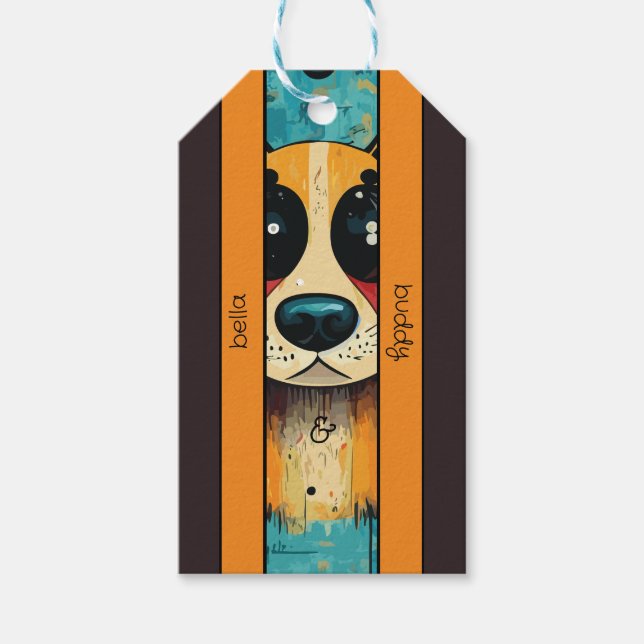 Etiquetas Para Regalos Dog Nose (Anverso)