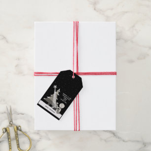 Etiquetas Para Regalos Donante-Feliz navidad del regalo