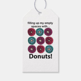 Etiquetas Para Regalos Donas Rellenando Mis Espacios Vacíos Con Donas