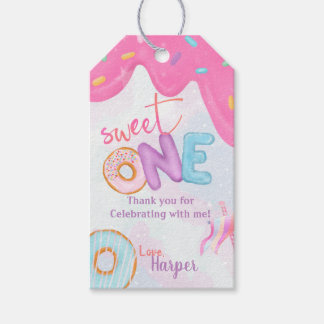 Etiquetas Para Regalos Donut dulce un fiesta de primer cumpleaños etiquet
