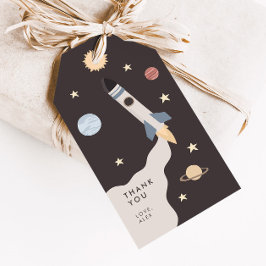 Etiquetas Para Regalos Dos hijos de la luna en el espacio exterior a favo