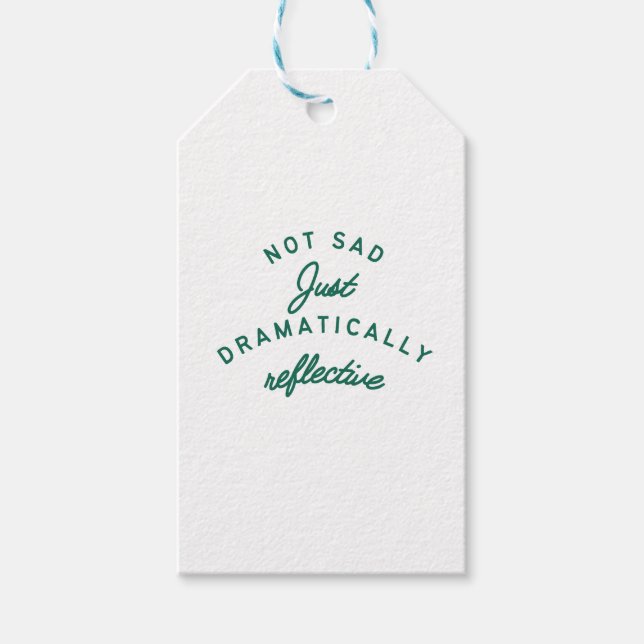 Etiquetas Para Regalos Dramatically Reflective Mood (Anverso)