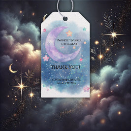 Etiquetas Para Regalos Dreamy Watercolor Twinkle Little Star Baby Shower