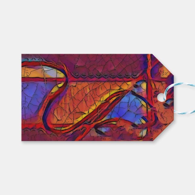 Etiquetas Para Regalos Dried Earth (Frente (Horizontal))