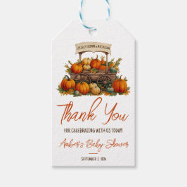 Etiquetas Para Regalos Ducha de bebé en el mercado de granjeros de calaba