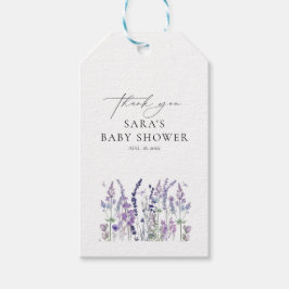 Etiquetas Para Regalos Ducha de bebé floral acuarela de flores silvestres