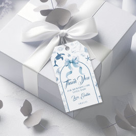 Etiquetas Para Regalos Ducha de bebé Gracias Encanto Oceánico